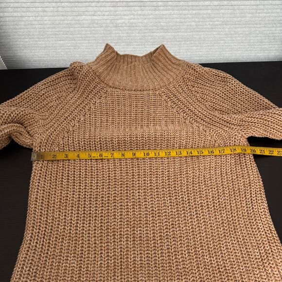 Gap Beige 100% Cotton Knit Oversized Sweater Women's Size Large - Picture 8 of 8